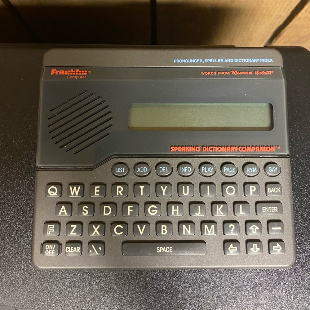 Franklin Electronic Dictionary Black